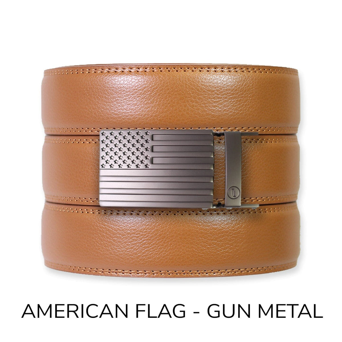 American Flag Leather Belt