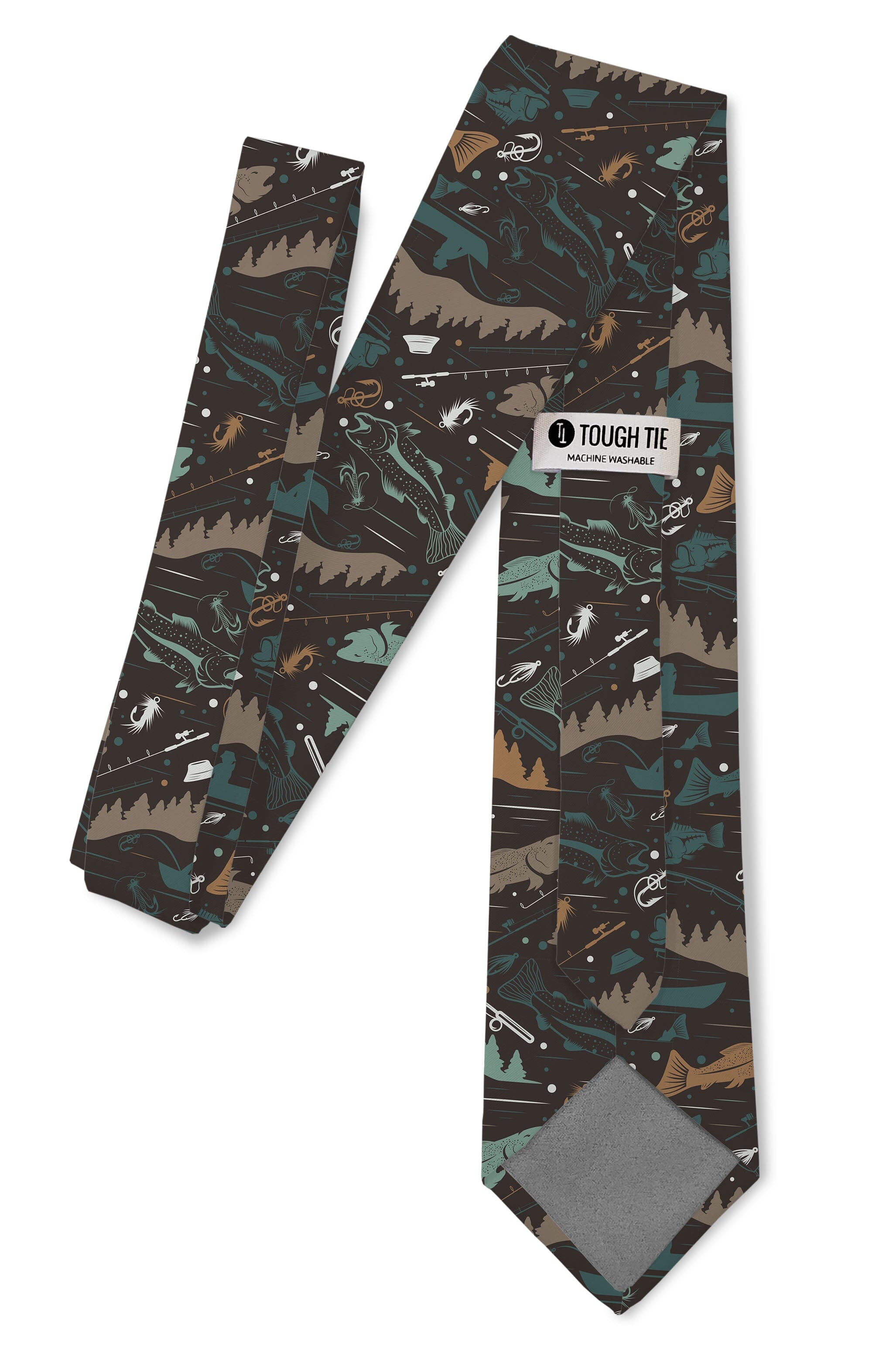 Lure - Navy Fishing Tie