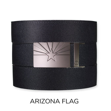 Black Canvas+ Ratchet Belt & Buckle Set