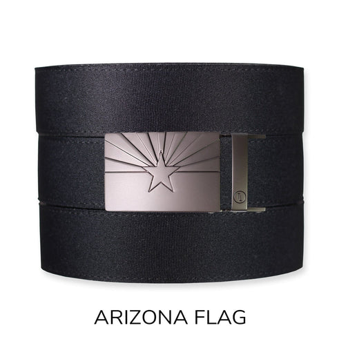 Black Canvas+ Ratchet Belt & Buckle Set