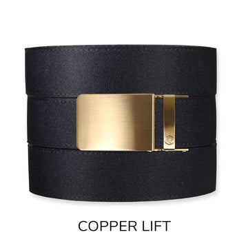 Black Canvas+ Ratchet Belt & Buckle Set