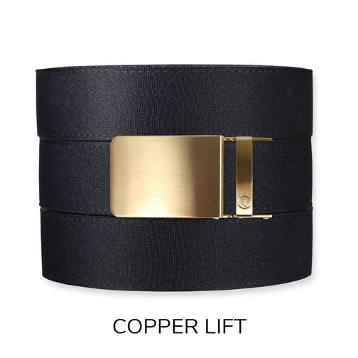 Black Canvas+ Ratchet Belt & Buckle Set