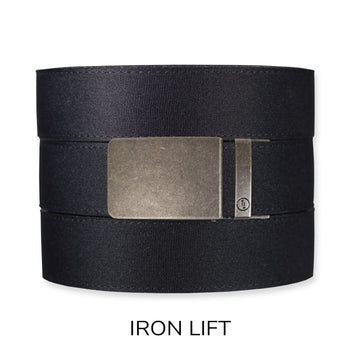Black Canvas+ Ratchet Belt & Buckle Set