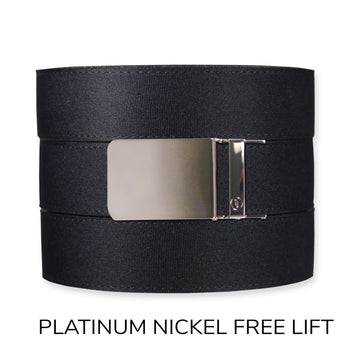 Black Canvas+ Ratchet Belt & Buckle Set