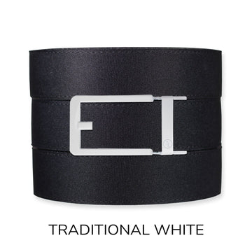 Black Canvas+ Ratchet Belt & Buckle Set