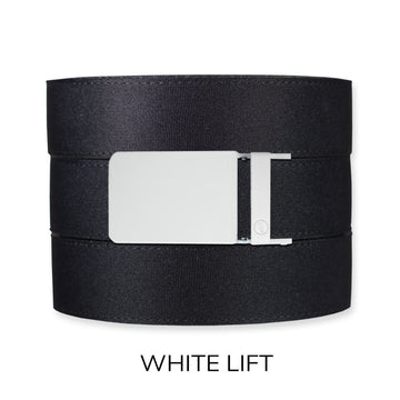 Black Canvas+ Ratchet Belt & Buckle Set