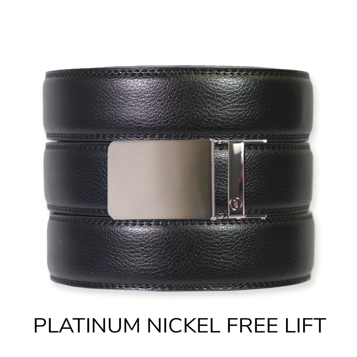 Grey Leather Ratchet Belt & Buckle Set - Tough Apparel Traditional Gold — Belt Set Ratchet Belt