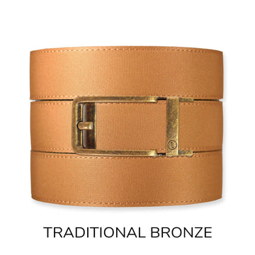 Burlap Canvas+ Ratchet Belt & Buckle Set