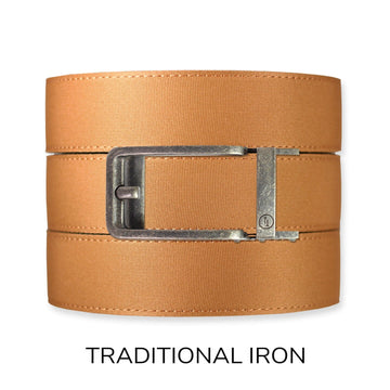 Burlap Canvas+ Ratchet Belt & Buckle Set