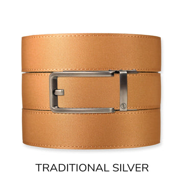 Burlap Canvas+ Ratchet Belt & Buckle Set