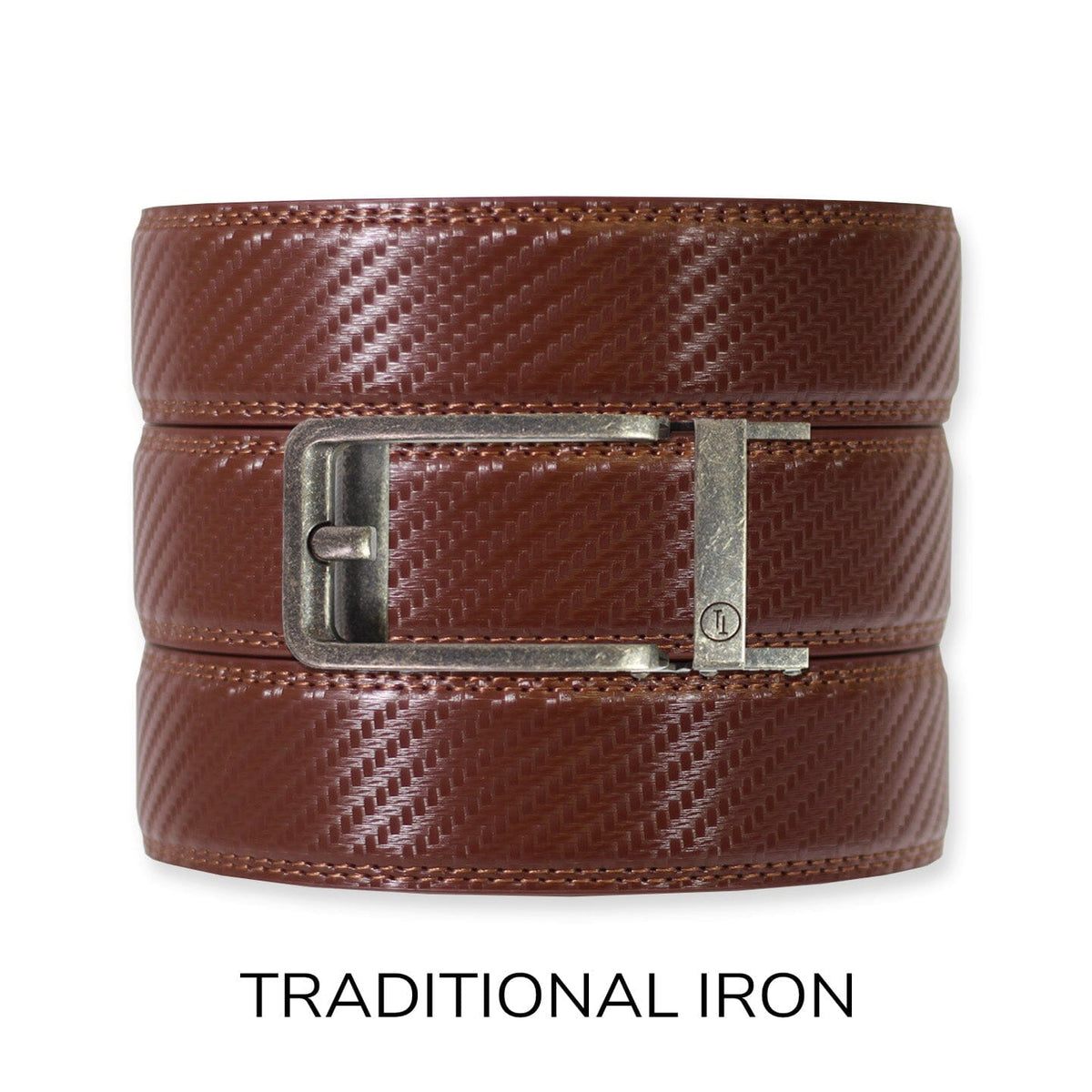 Ratchet Belt for Men Dress Adjustable 1 3/8 Genuine Leather Designer Belt,  Size Length Can be Cut, with Gift Box 