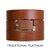 Cognac Top Grain Leather Ratchet Belt & Buckle Set