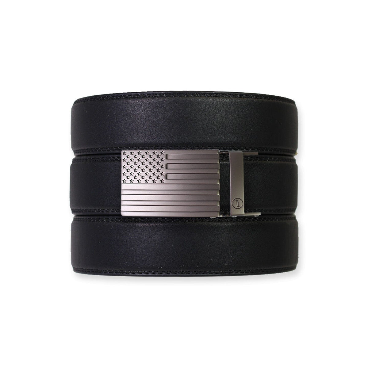 Ricky belt BLACK/RED/GUNMETAL CLASSIC LEATHER - Men Belts