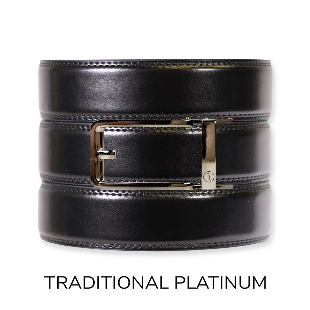 Carbon British Tan Leather Ratchet Belt & Buckle Set - Tough Apparel