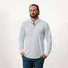 Hustle Sport Shirt - Long Sleeve - White Cobalt Diamond Hustle Sport Shirt Hustle Shirt 