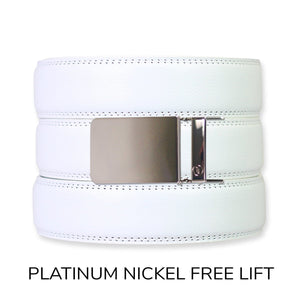 Carbon British Tan Leather Ratchet Belt & Buckle Set - Tough Apparel