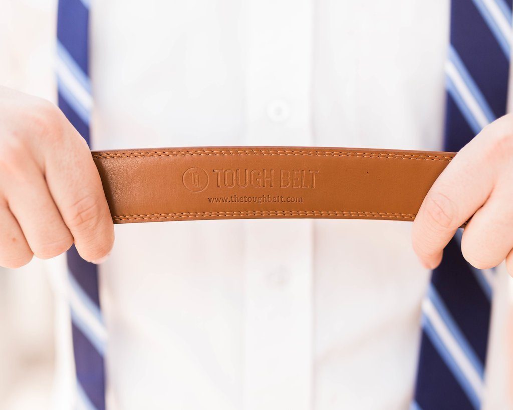 Light Brown Leather Strap - Tough Tie