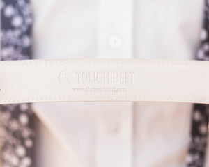 White Leather Strap - Tough Tie