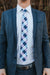 Page - Blue, White and Pink Plaid Tie