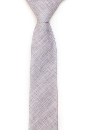textured solid grey tie from tough apparel