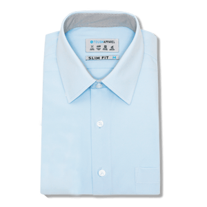 Hustle Dress Shirt - Short Sleeve Blue