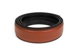 Chili Brown Leather Strap - Tough Tie