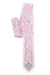 Back View of Floral Silhouette Blush Tie