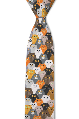 Squish – Lots of Cats Tie – Tough Apparel