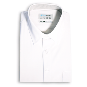 Hustle Dress Shirt - Short Sleeve White
