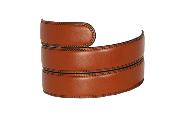 Chili Brown Leather Strap - Tough Tie