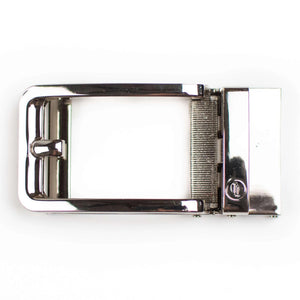 Traditional Style Platinum Buckle - Tough Tie