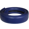 Navy Leather Ratchet Belt Strap