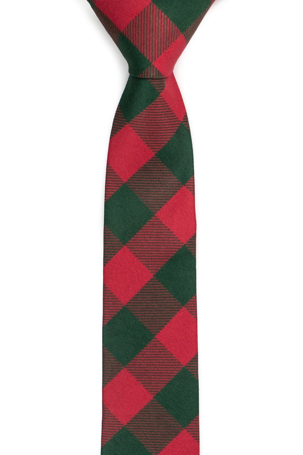 Piper Sparklecake - Green &amp; Red Checkered Tie