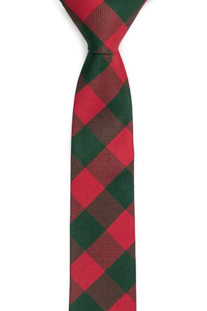 Piper Sparklecake - Green & Red Checkered Tie