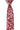 Front view of crimson red floral silhouette tie