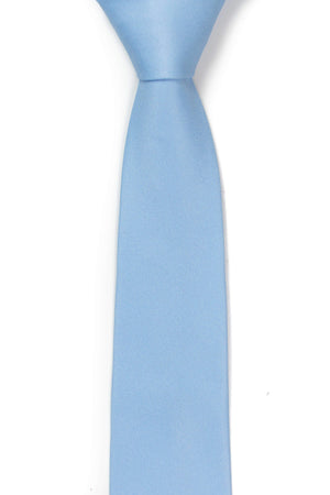 front view of sky blue tie from tough apparel