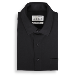 Hustle Dress Shirt - Long Sleeve Black