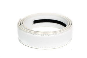 White Leather Strap - Tough Tie