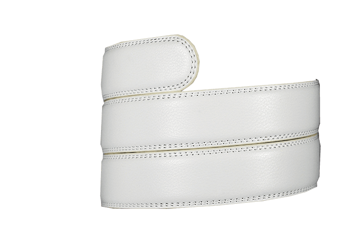 White leather sale strap